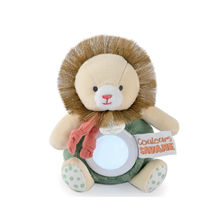 Doudou pétale lion jaune et vert - boh'aime - Doudou et compagnie - DC4025