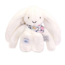 White Fleurette Rabbit Plush 25 cm DC4296 Doudou et Compagnie 1