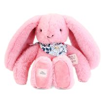 Pink Fleurette Rabbit Plush 25 cm DC4297 Doudou et Compagnie 1