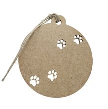 Customizable Dog Christmas Decoration in wood VI-BN20 Vintiun 1