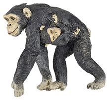 Cchimpanzee and baby figure PA50194 Papo 1