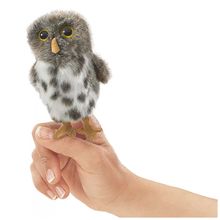 Finger puppet Spotted Owl FO-2638 Folkmanis 1