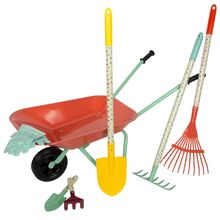 Large garden set with wheelbarrow Tiny Garden LE12819 Small Foot company 1