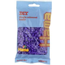 Bag of 1000 plastic beads Midi Purple HAMA-207-07 Hama 1