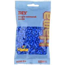 Bag of 1000 plastic beads Midi Blue HAMA-207-09 Hama 1