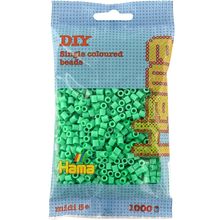 Bag of 1000 plastic beads Midi green HAMA-207-11 Hama 1