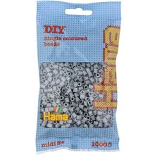Bag of 1000 plastic beads Midi Grey HAMA-207-17 Hama 1