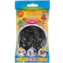 Bag of 1000 plastic beads Midi black HAMA-207-18 Hama 1