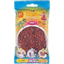 Bag of 1000 plastic beads Midi light brown red HAMA-207-30 Hama 1