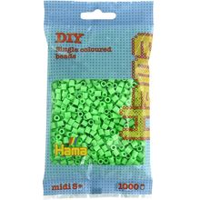 Bag of 1000 plastic beads Midi pastel green HAMA-207-47 Hama 1
