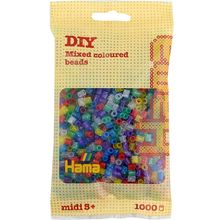Bag of 1000 plastic beads Midi sequins HAMA-207-54 Hama 1