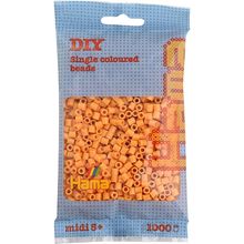 Bag of 1000 plastic beads Midi brown teddy HAMA-207-60 Hama 1