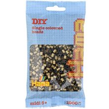 Bag of 1000 plastic beads Midi bronze HAMA-207-63 Hama 1