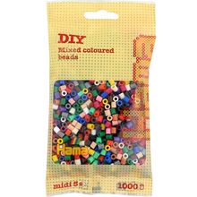 Bag of 1000 plastic beads Midi base mix 22 colors HAMA-207-67 Hama 1