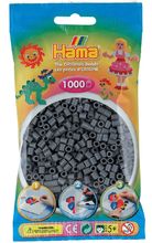 Bag of 1000 plastic beads Midi dark gray HAMA-207-71 Hama 1