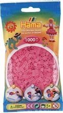 Bag of 1000 plastic beads Midi transparent pink HAMA-207-72 Hama 1