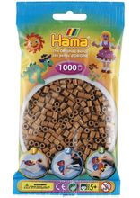 Bag of 1000 plastic beads Midi Glazed chestnut HAMA-207-76 Hama 1
