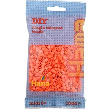 Bag of 1000 plastic beads Midi Apricot HAMA-207-79 Hama 1