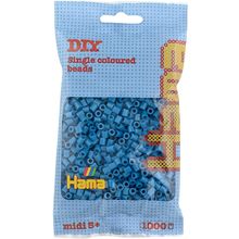 Bag of 1000 plastic beads Midi Blue oil HAMA-207-83 Hama 1