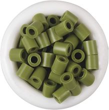 Bag of 1000 plastic beads Midi Olive green 207-84 Hama 1