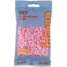 Bag of 1000 plastic beads Midi soft pink HAMA-207-95 Hama 1