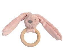 Old Pink Rabbit Richie Teething Ring HH133191 Happy Horse 1
