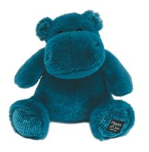 Hip Chic blue hippo plush 25 cm HO3107 Histoire d'Ours 1