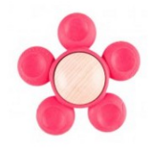 Rattle flower Fi0+ pink EFK-120-000-504 Little Big Things 1