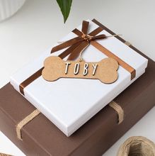 Customizable Bone Christmas Decoration in wood VI-HU10 Vintiun 1