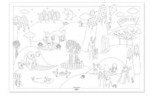 Giant poster to colour in Marvelous world LTPOS-GMG01 Label'Tour Créations 1