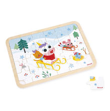 24-piece wooden puzzle In the mountain J07127 Janod 1