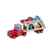 Story 4 cars transporter lorry J08572 Janod 1