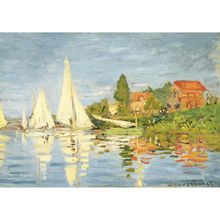 Regattas at Argenteuil by Monet K452-50 Puzzle Michele Wilson 1