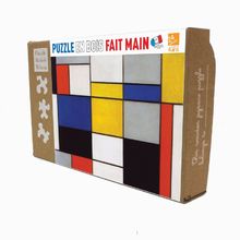 Composition 123 by Mondrian K629-24 Puzzle Michele Wilson 1