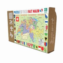 Puzzle Map of Switzerland K77-50 Puzzle Michele Wilson 1