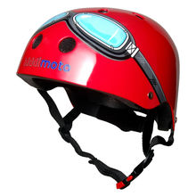 Red Goggle Helmet SMALL KMH006S Kiddimoto 1
