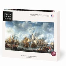 The Battle of Scheveningen by Abrahamsz A1377-900 Puzzle Michele Wilson 1