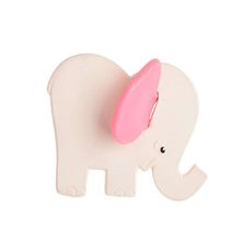 Rubber teething ring - Elephant pink LA01237rose Lanco Toys 1