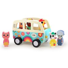 Van with animals sounds V7644 Vilac 1