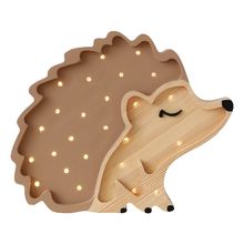 Little Lights Hedgehog Lamp Autumn Brown LL055-467 Little Lights 1