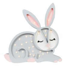 Little Lights Bunny Lamp Light Gray LL008-500 Little Lights 1