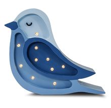 Little Lights Bird Lamp Denim LL054-436 Little Lights 1