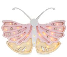 Little Lights Butterfly Lamp Strawberry Cream LL073-206 Little Lights 1