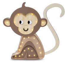 Little Lights Monkey Lamp Jungle Brown LL070-467 Little Lights 1