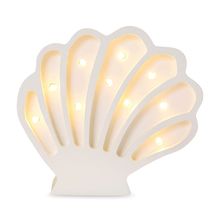 Little Lights Seashell Lamp Pearl White LL082-001 Little Lights 1