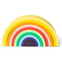 Rainbow full color stacking toy LL013-001 Little L 1