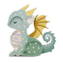Little Lights Dragon Lamp green LL090-376 Little Lights 1