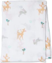 Cotton muslin swaddle - Little Fawn LLJ-121-000-029 Lulujo 1