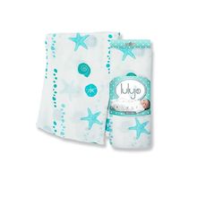 bamboo muslin swaddle - Seaside LLJ-121-005-007 Lulujo 1