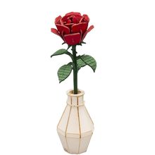 3D Paper model - Red Rose FR-11556 Fridolin 1